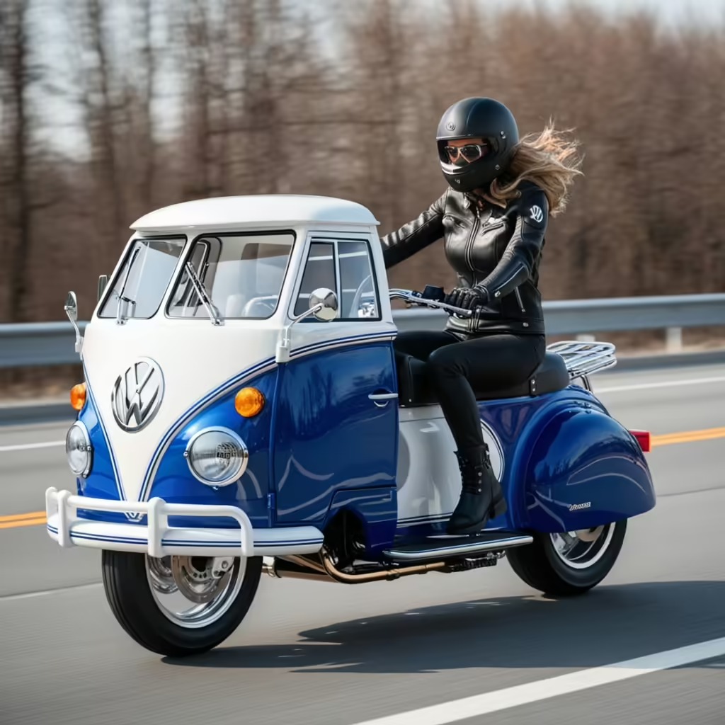 Popular Models of Volkswagen-Shaped Motorbikes