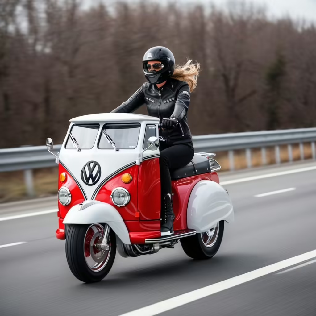 What Are Volkswagen-Shaped Motorbikes?