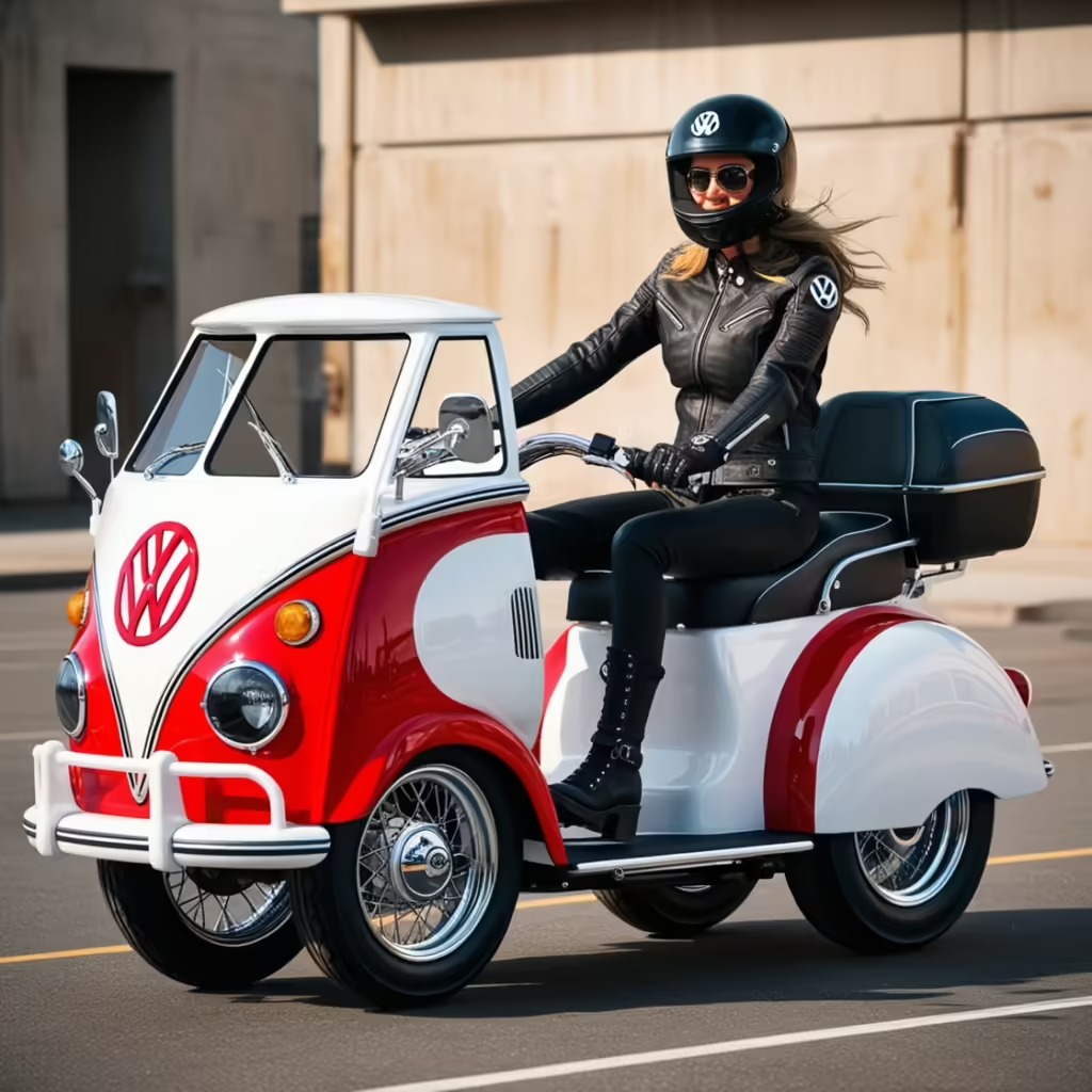 Where to Buy Volkswagen-Shaped Motorbikes