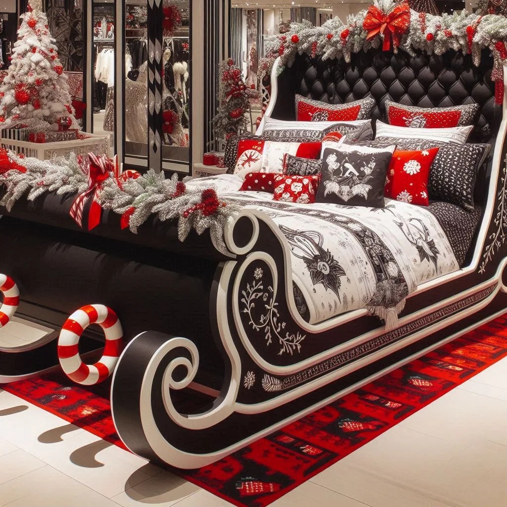 Designs and Styles of Christmas Sleigh Beds