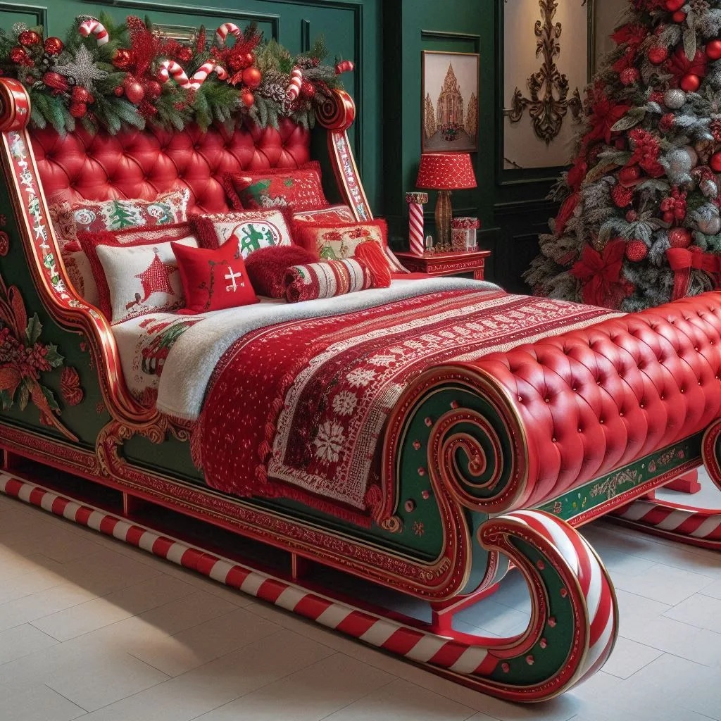 Creative Ways to Style Your Christmas Sleigh Bed