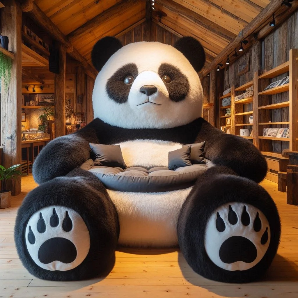 Giant Bear-Shaped Loungers: A Whimsical Blend of Comfort and Creativity