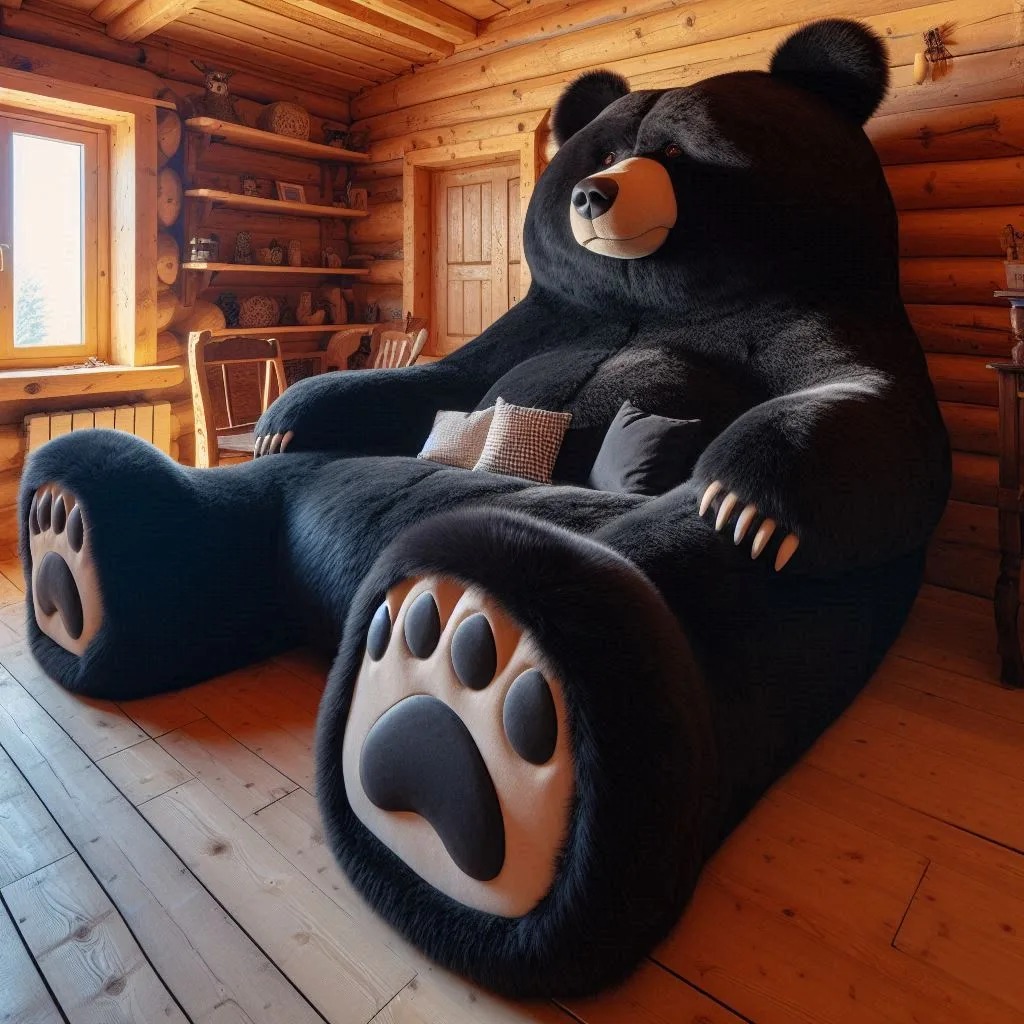 Key Features of Giant Bear-Shaped Loungers