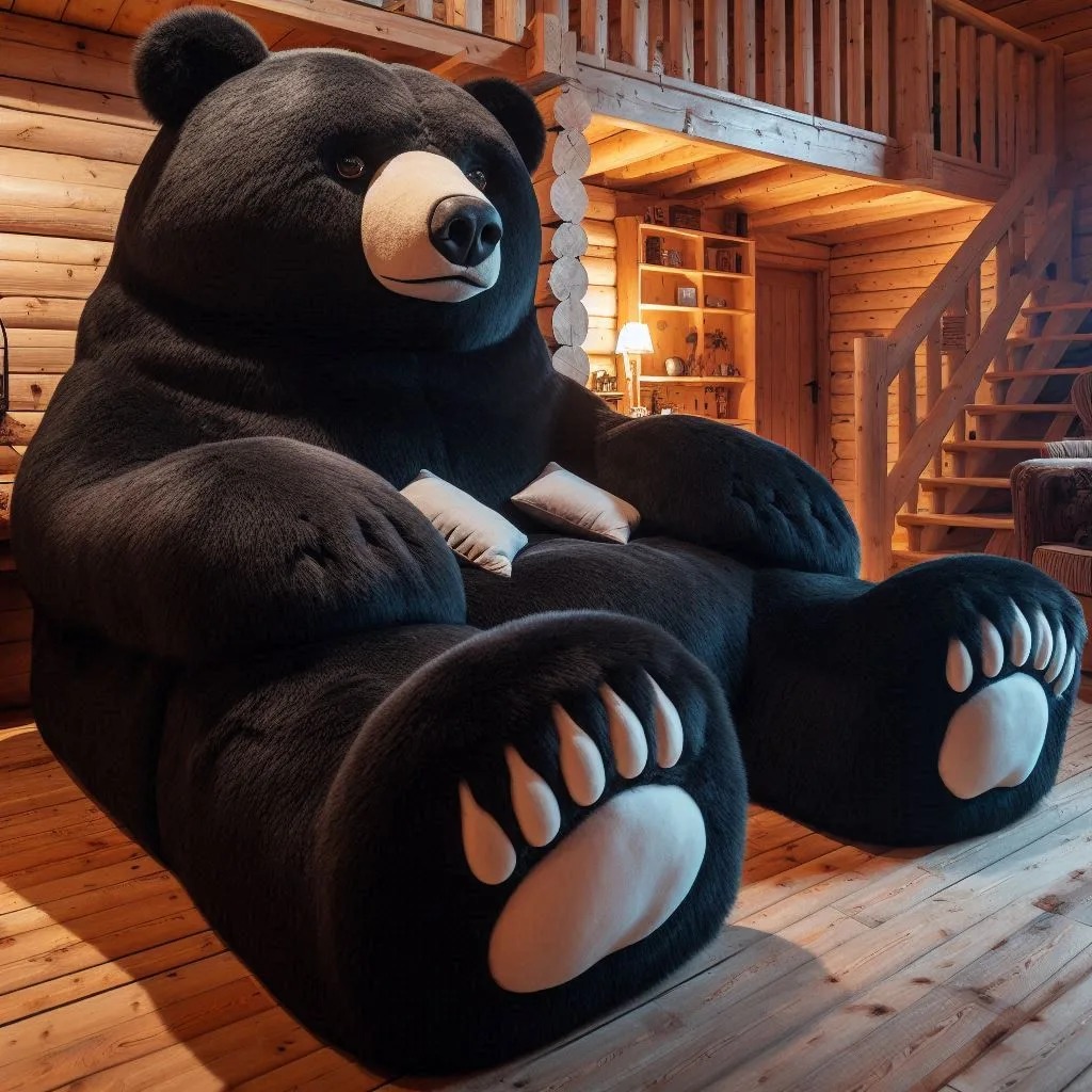 Incorporating Giant Bear-Shaped Loungers Into Your Space