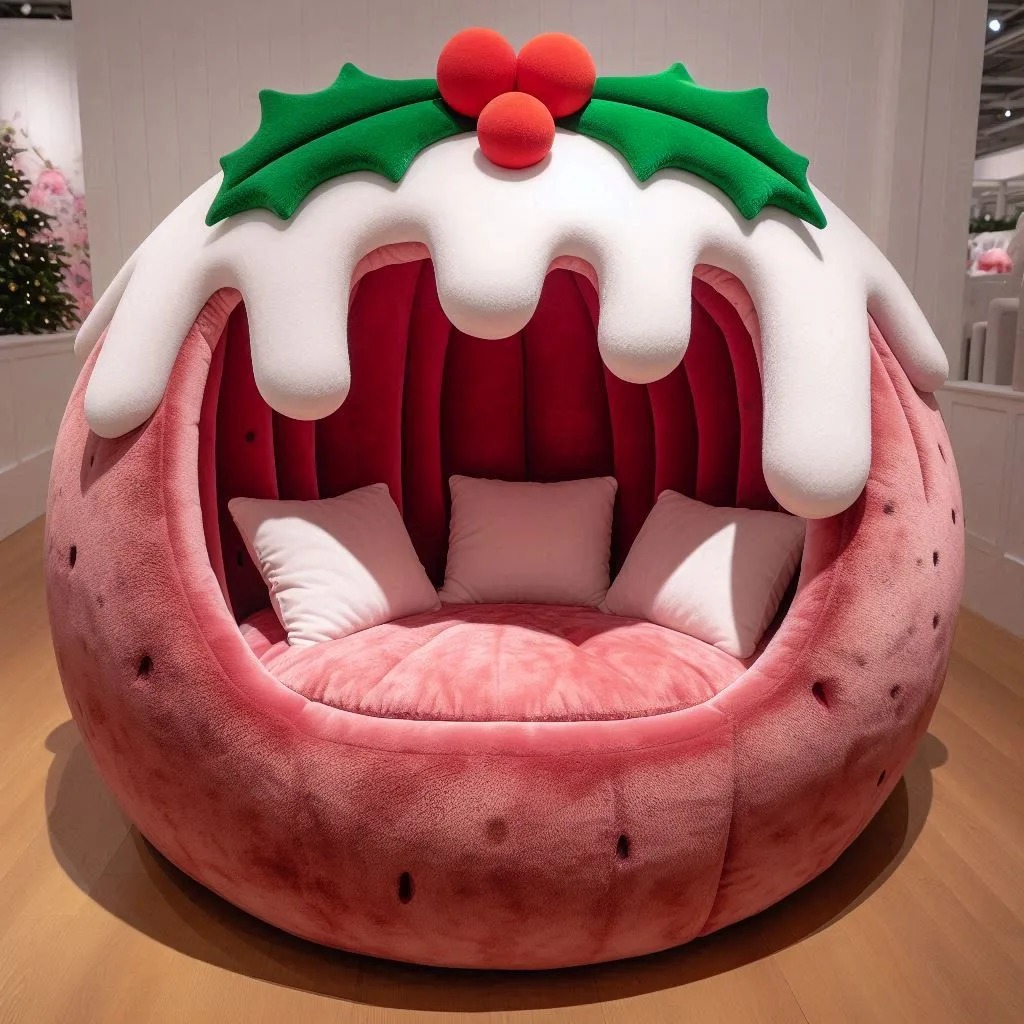 The Concept Behind Giant Christmas Pudding Loungers