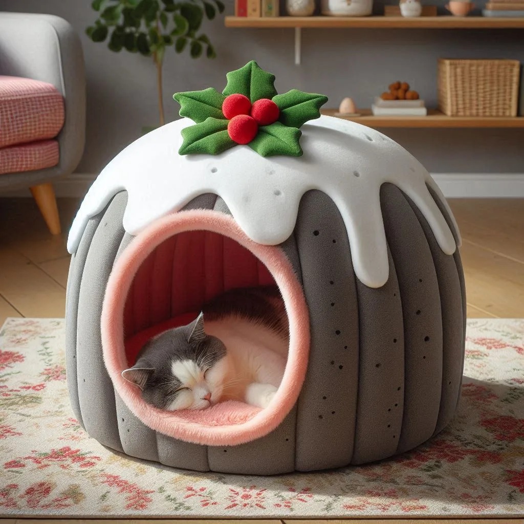 Where to Place the Giant Christmas Pudding Pet Bed