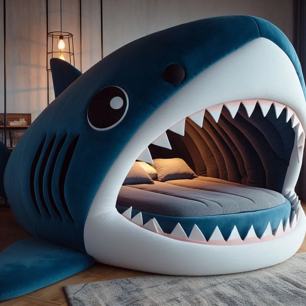 The Inspiration Behind the Shark-Shaped Bed