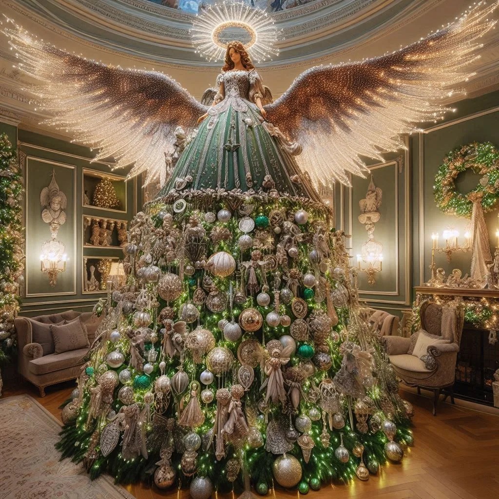 Angel-Shaped Christmas Tree: A Heavenly Take on Festive Décor