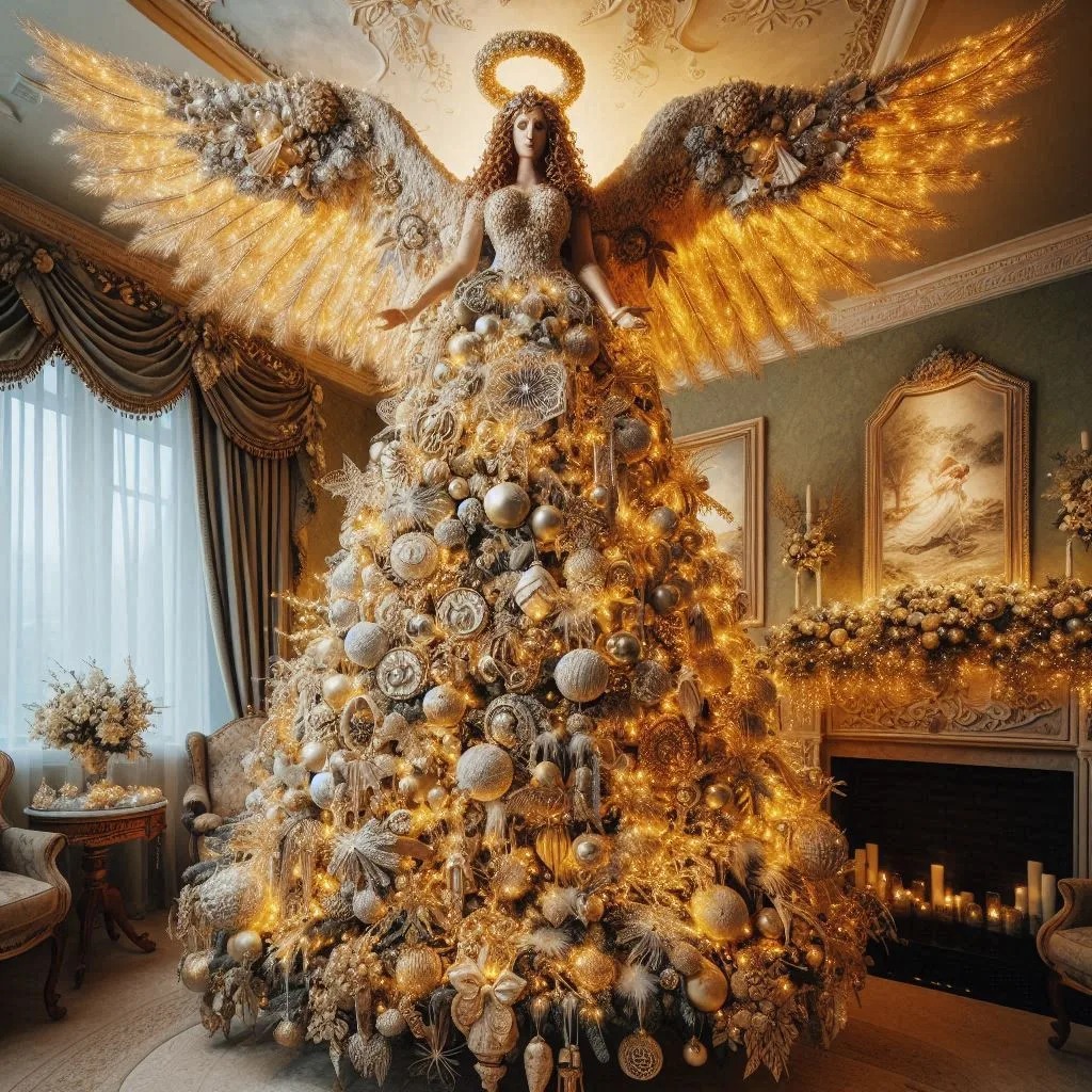 Design Features of the Angel-Shaped Christmas Tree