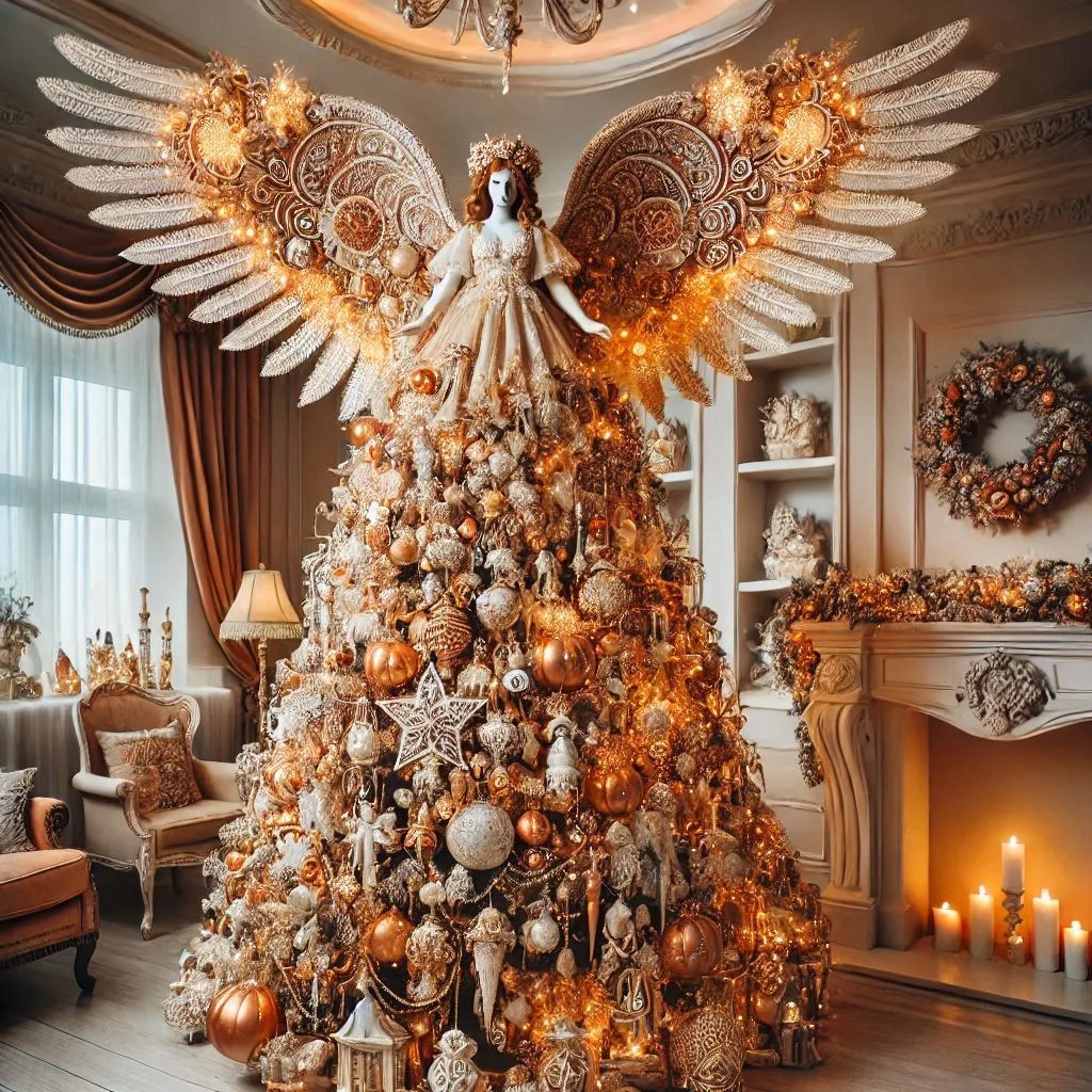 What Makes the Angel-Shaped Christmas Tree Unique?