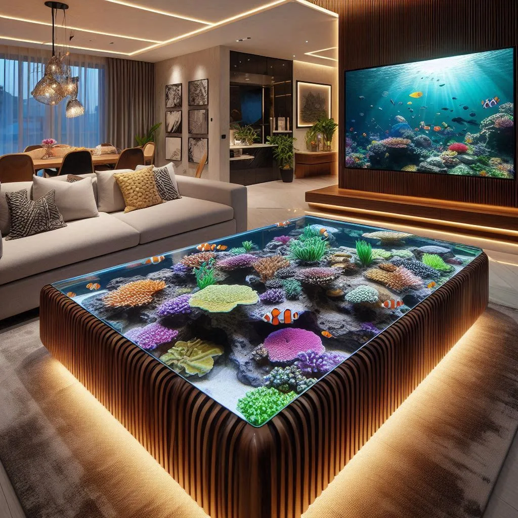 Styling Your Aquarium Coffee Table