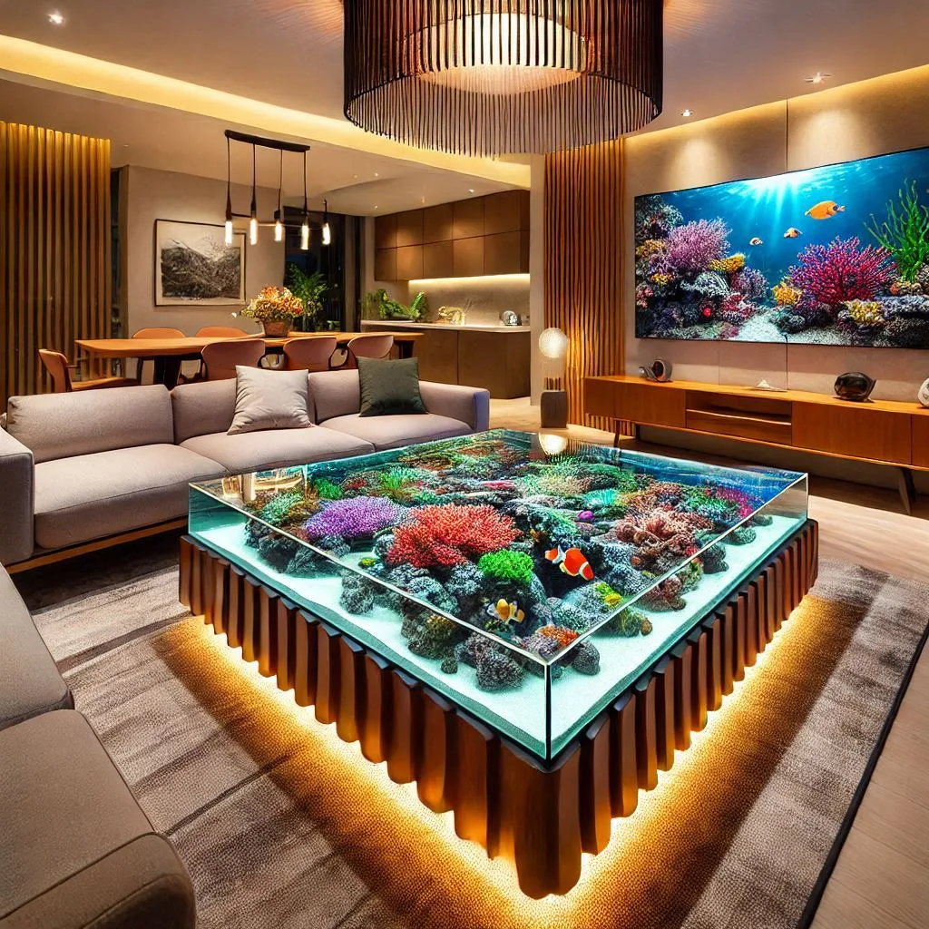 Aquarium Coffee Table: A Unique Fusion of Functionality and Elegance