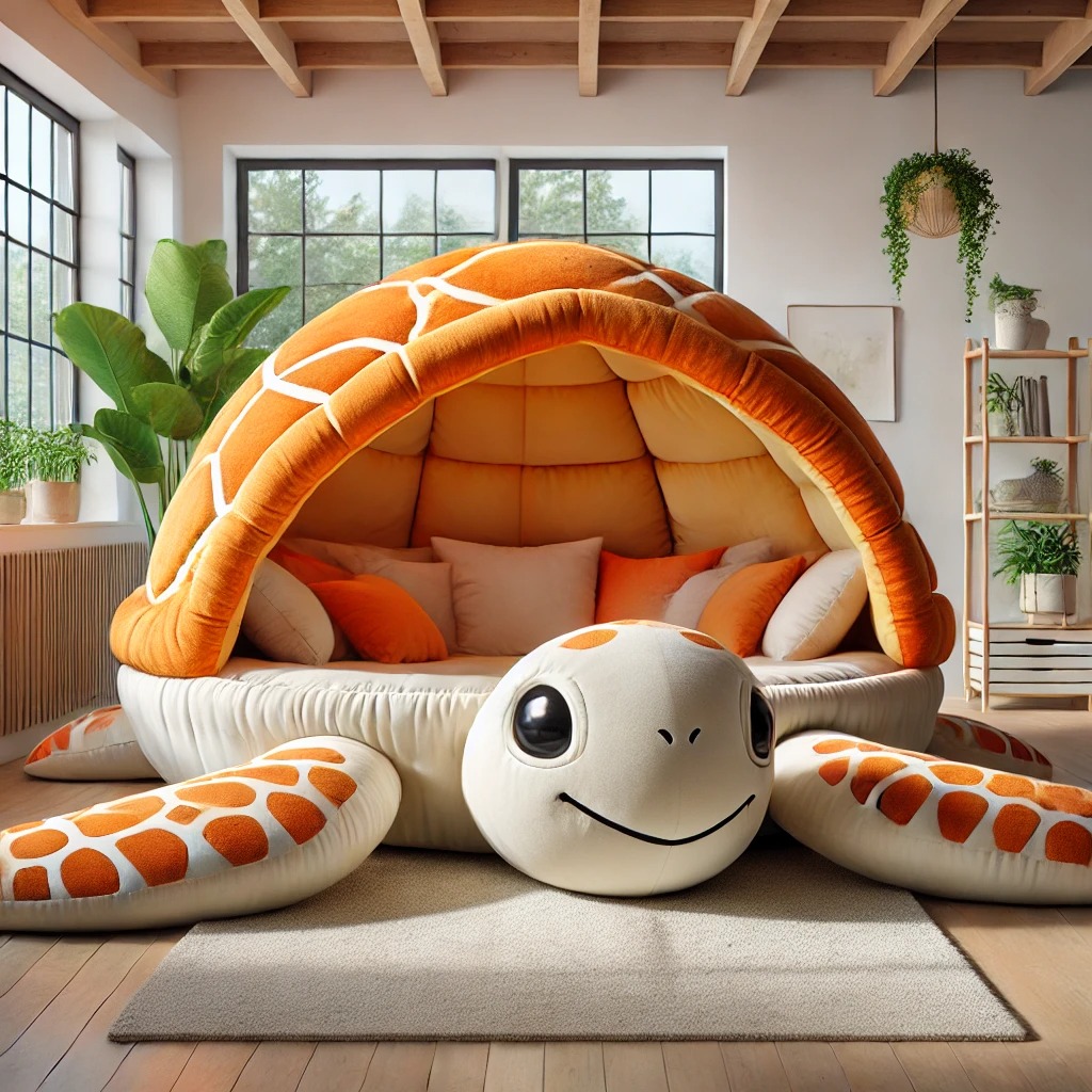 Features of the Giant Turtle Lounger