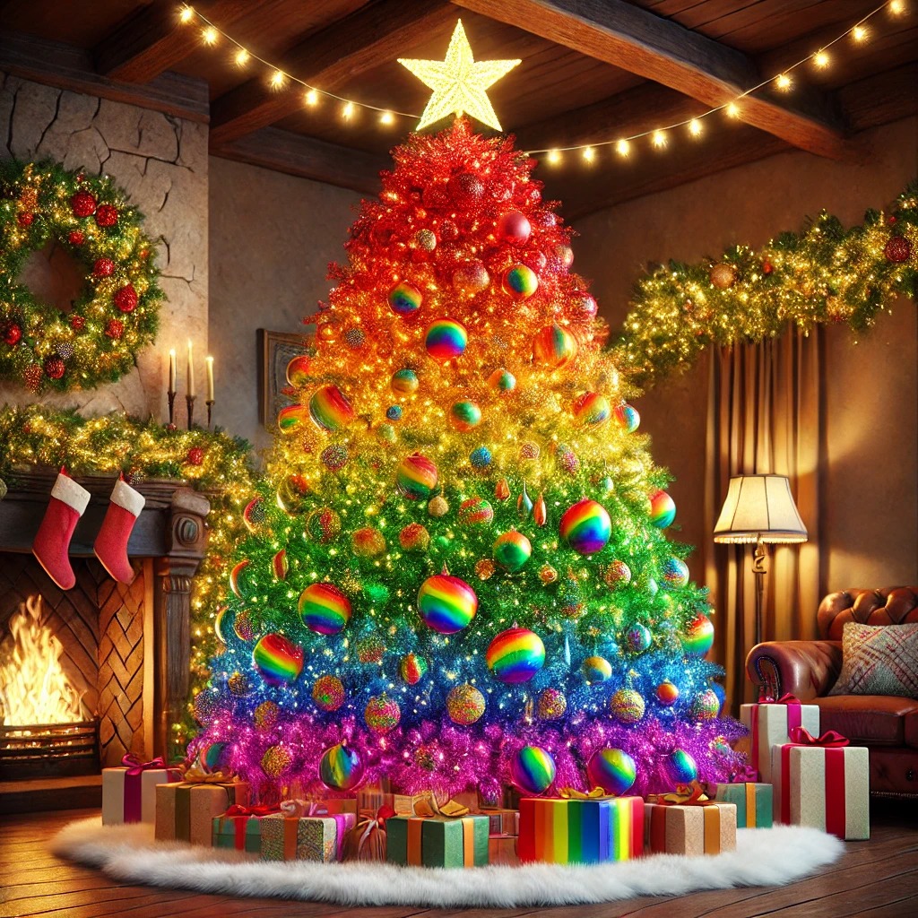 The Appeal of the Rainbow Christmas Tree