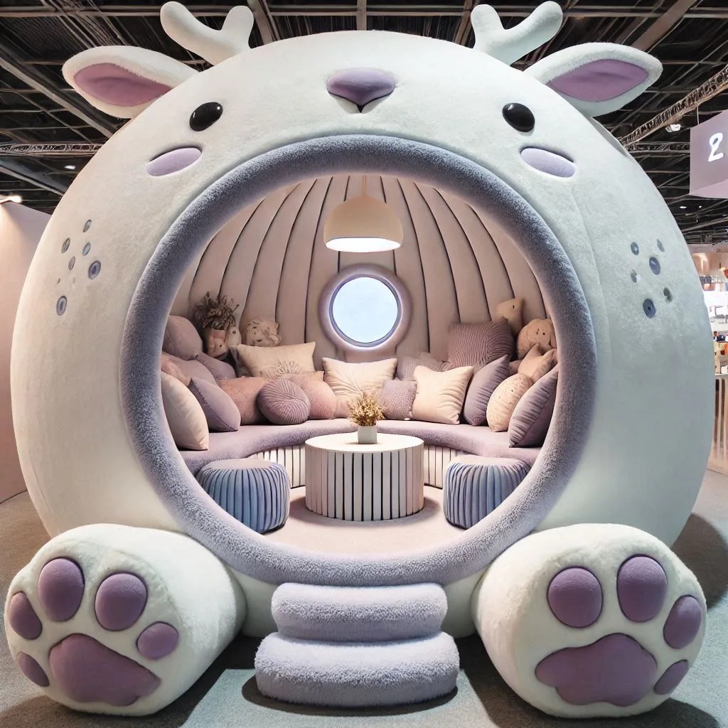 How to Incorporate a Reindeer-Shaped Lounge Pod Into Your Décor