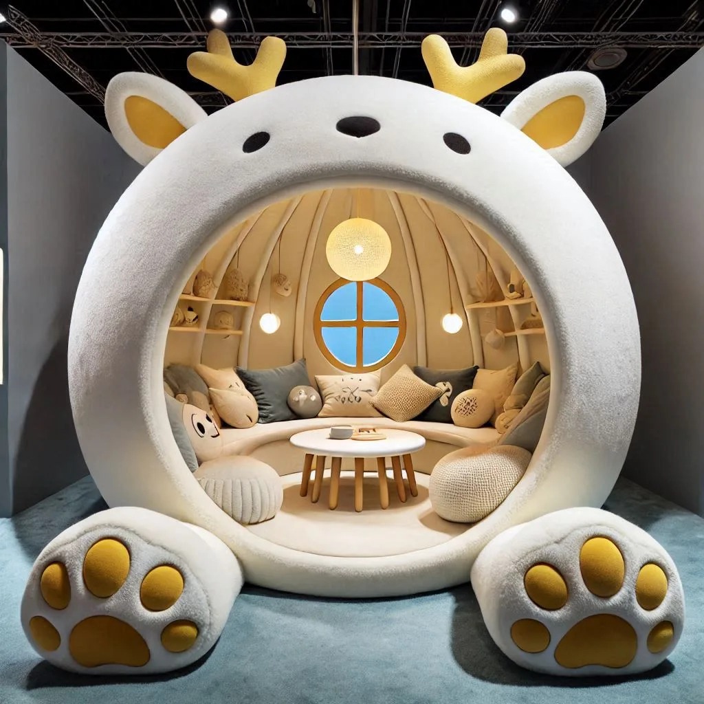 Where to Find the Reindeer-Shaped Lounge Pod