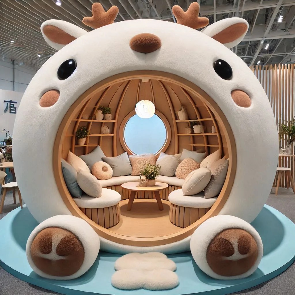 The Allure of the Reindeer-Shaped Lounge Pod