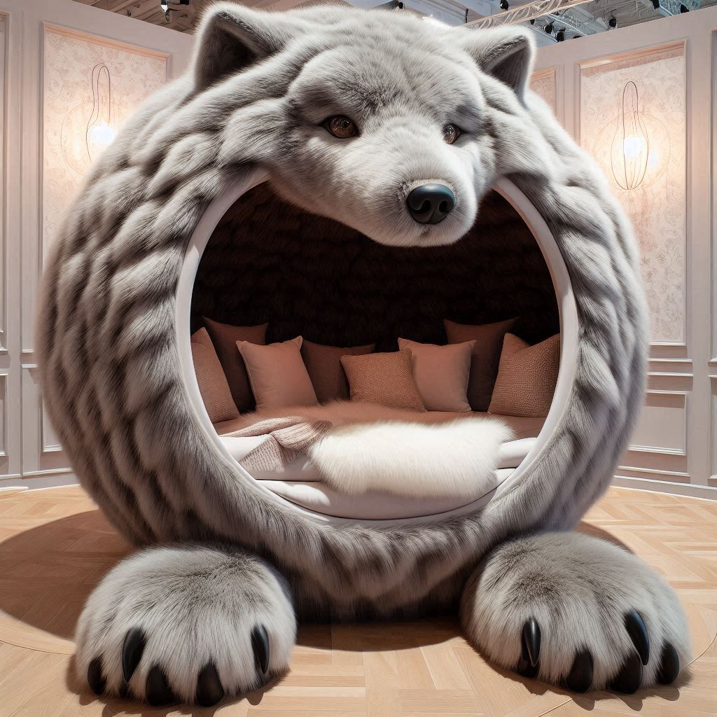 Design Features of the Giant Wolf Lounging Pod