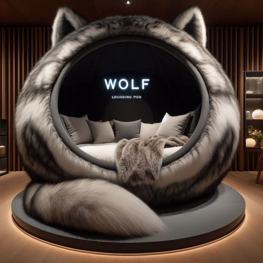 How to Incorporate the Giant Wolf Lounging Pod into Your Décor