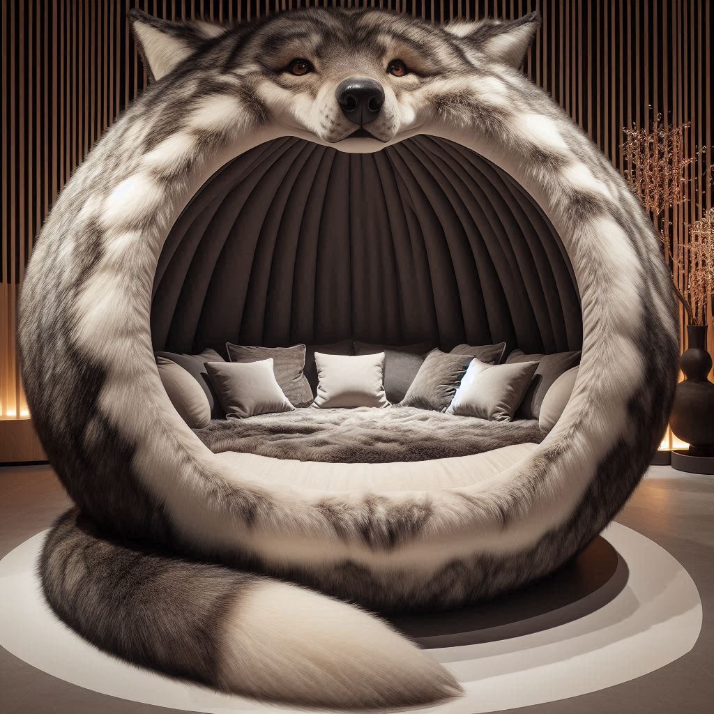 Caring for Your Giant Wolf Lounging Pod