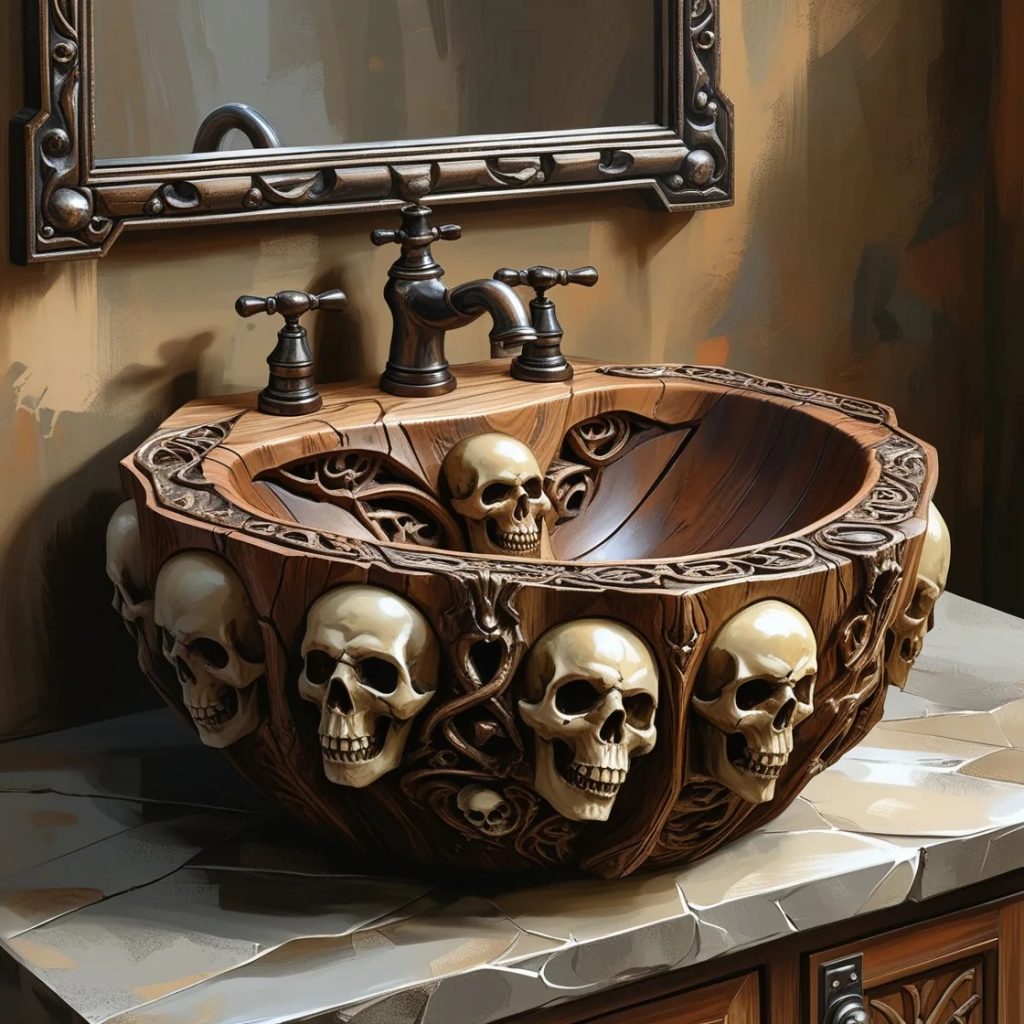 Materials Used in Skull Sinks