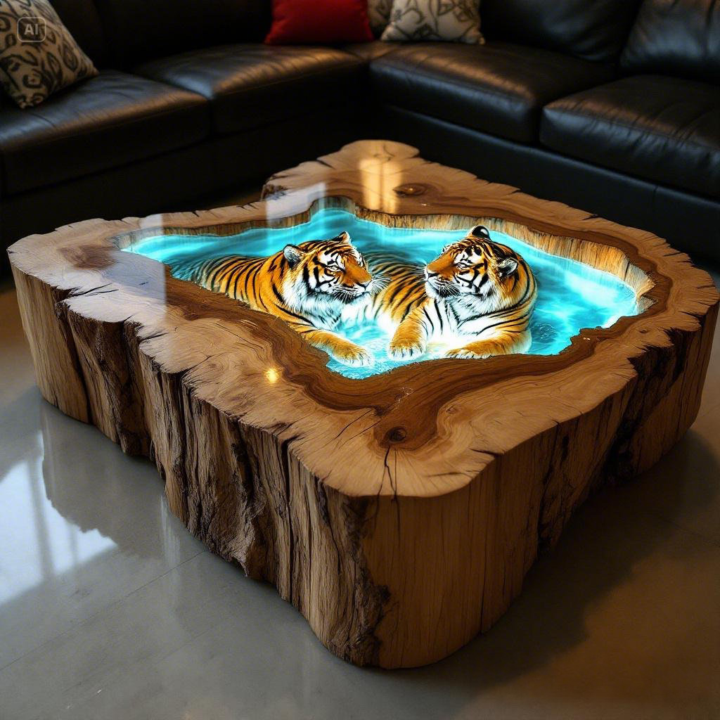 Key Features of the Tiger Coffee Table