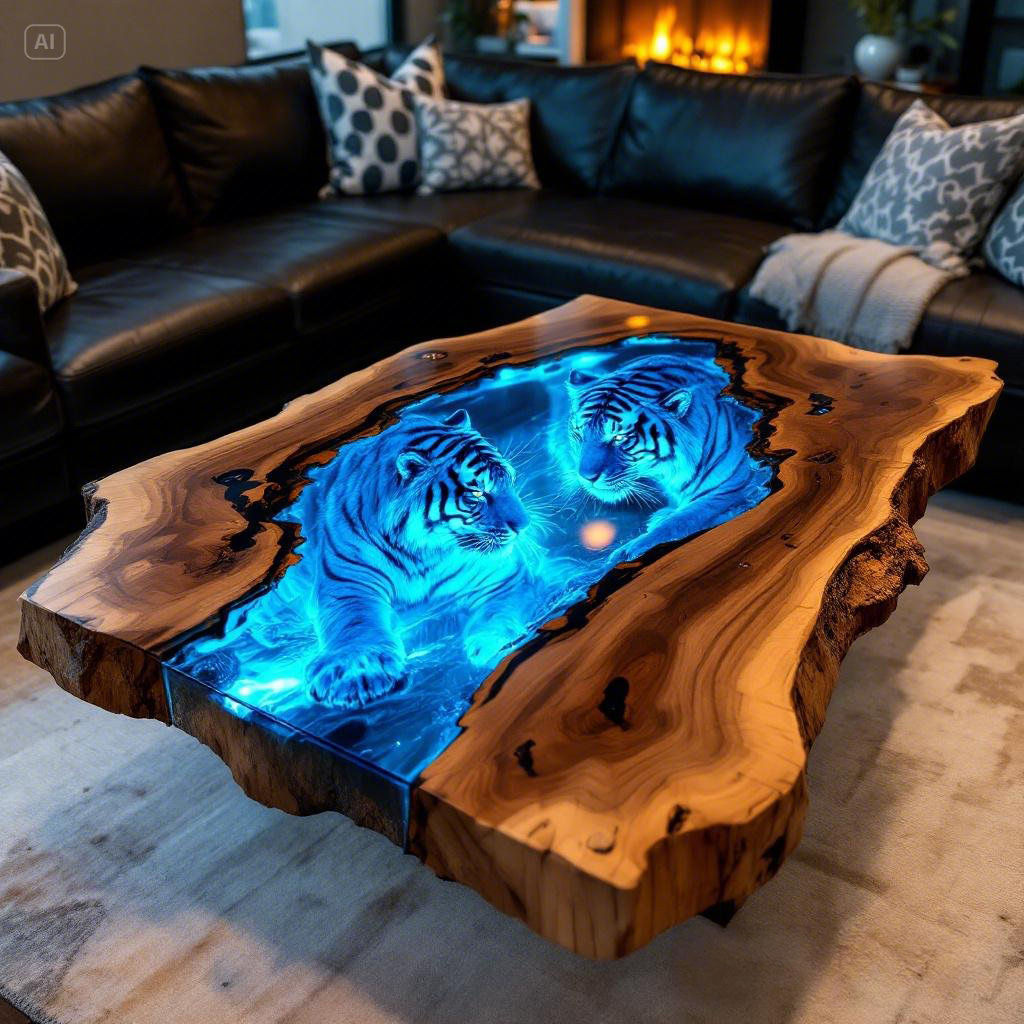 Incorporating a Tiger Coffee Table into Your Home