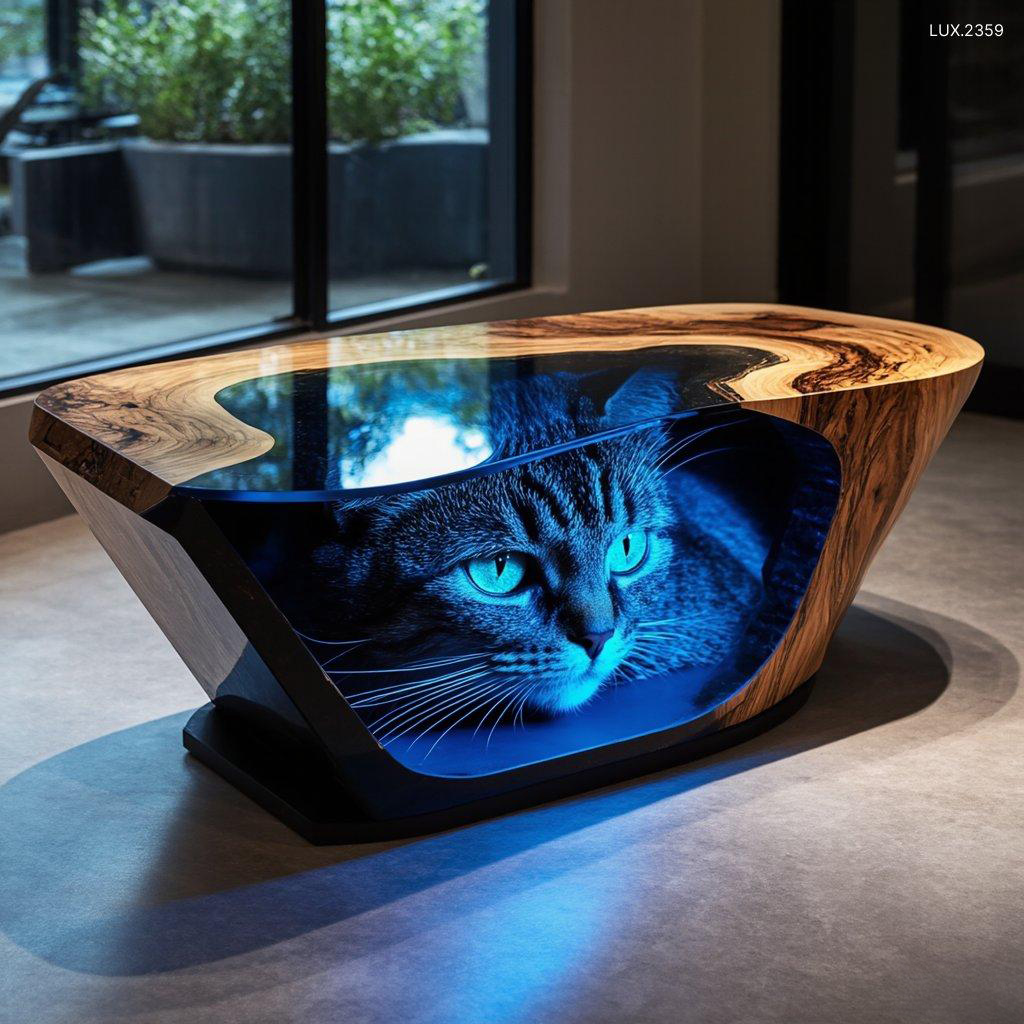 The Appeal of Cat Epoxy Coffee Tables