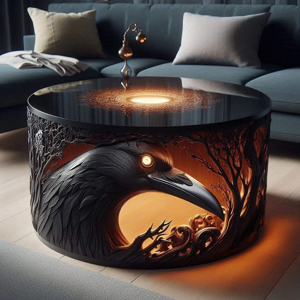 4. How to Incorporate Crows Resin Coffee Tables Into Different Interior Styles