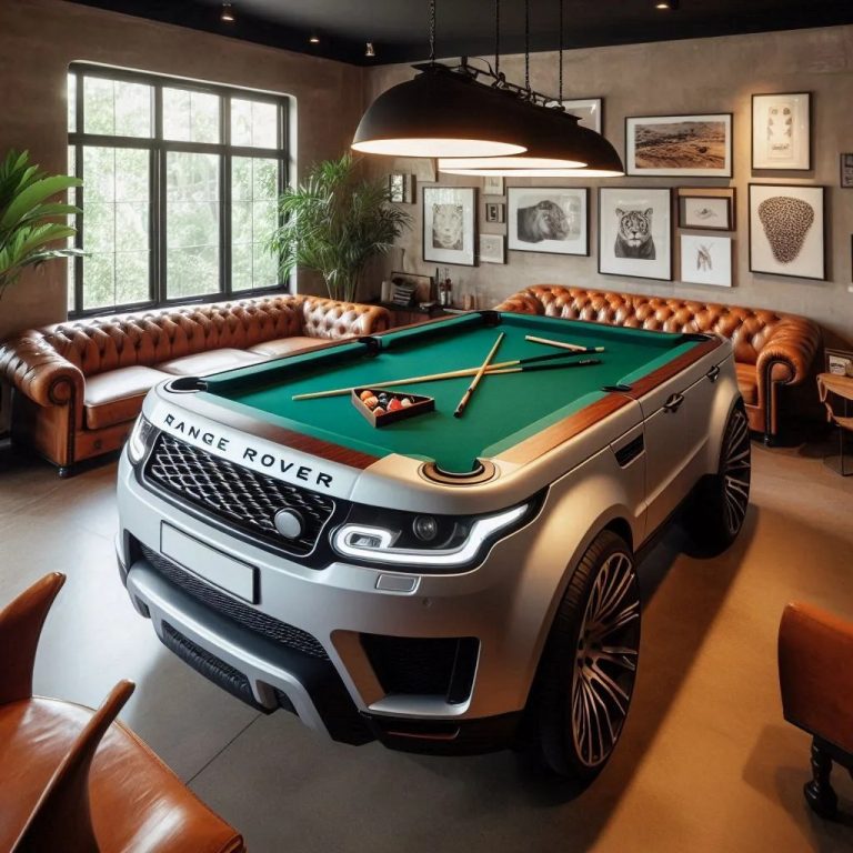 Range Rover-Shaped Pool Tables: The Ultimate Luxury Gaming Experience