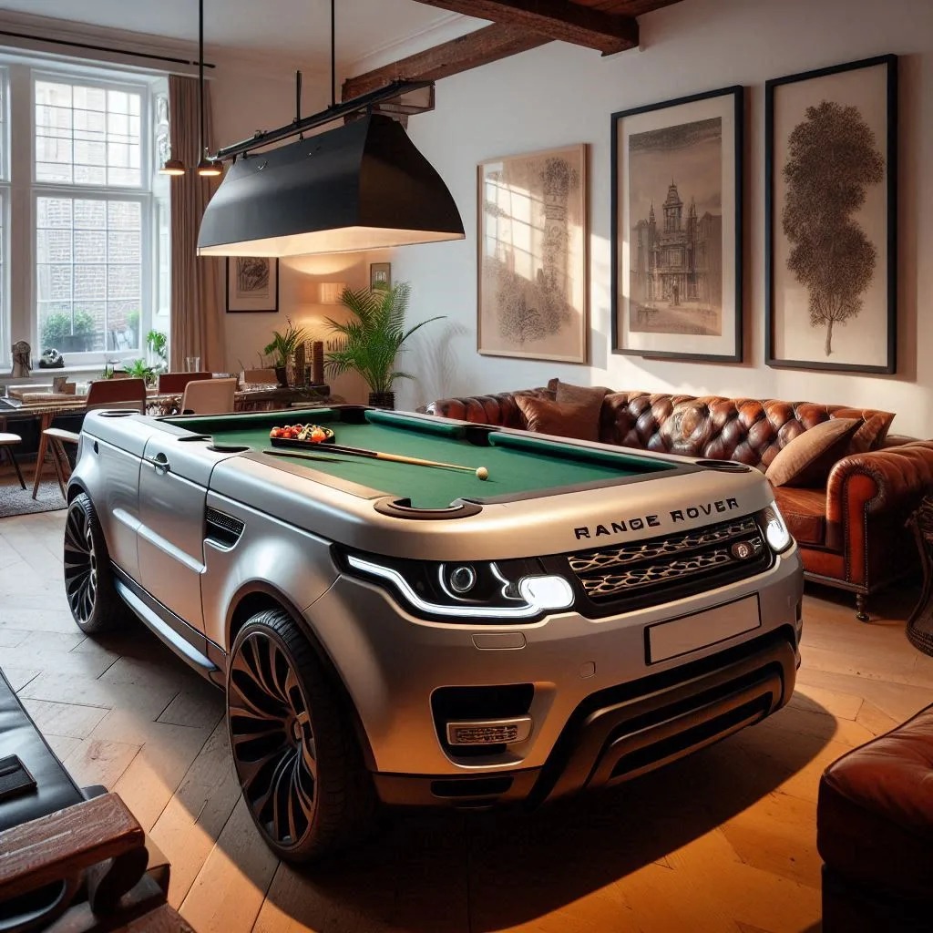 2. Key Design Elements of the Range Rover-Shaped Pool Table