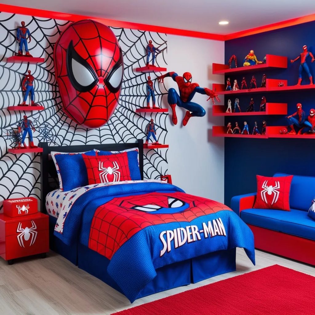 3. The Ultimate Spider-Man Furniture Set-Up