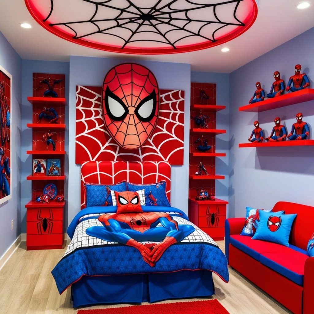 1. Choosing the Perfect Color Scheme for a Spider-Man Bedroom