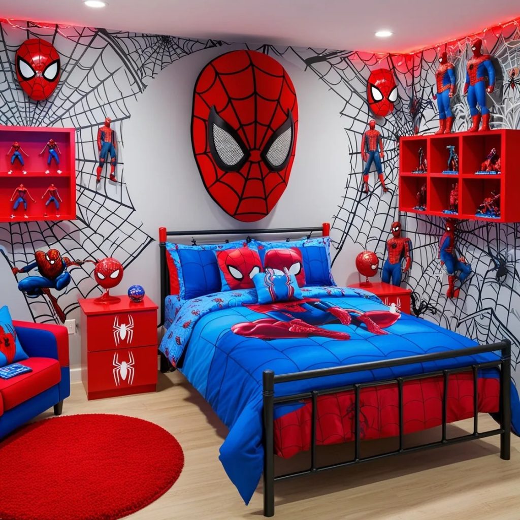 Spider-Man Themed Bedroom: A Superhero Sanctuary for True Fans