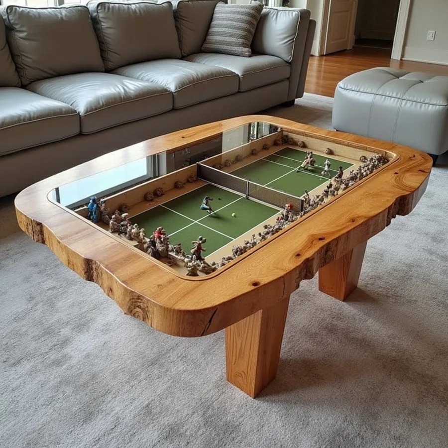 2. Unique Designs and Variations of Stadium Coffee Tables