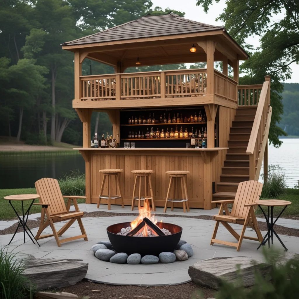 Wooden Backyard Bars: The Ultimate Outdoor Entertainment Experience