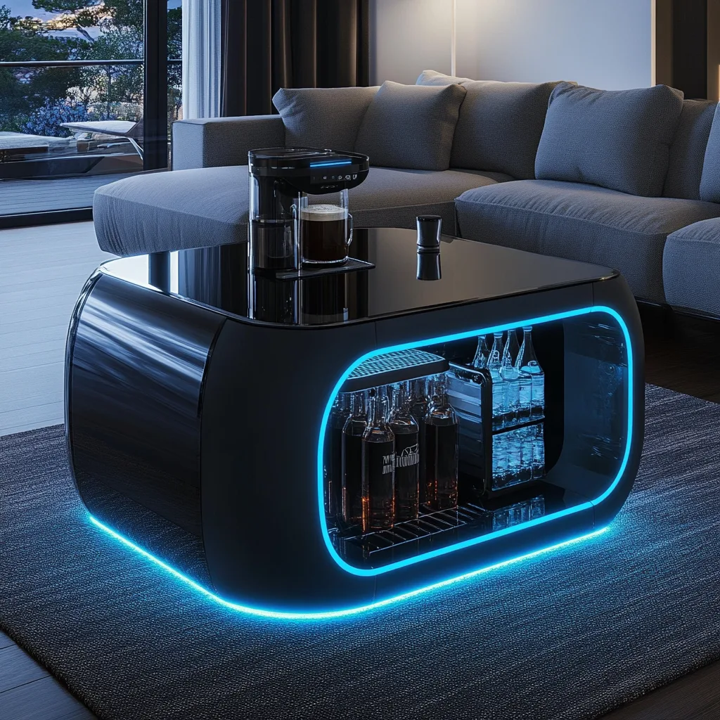 A Coffee Table with a Built-In Coffee Maker: The Ultimate Fusion of Style and Convenience