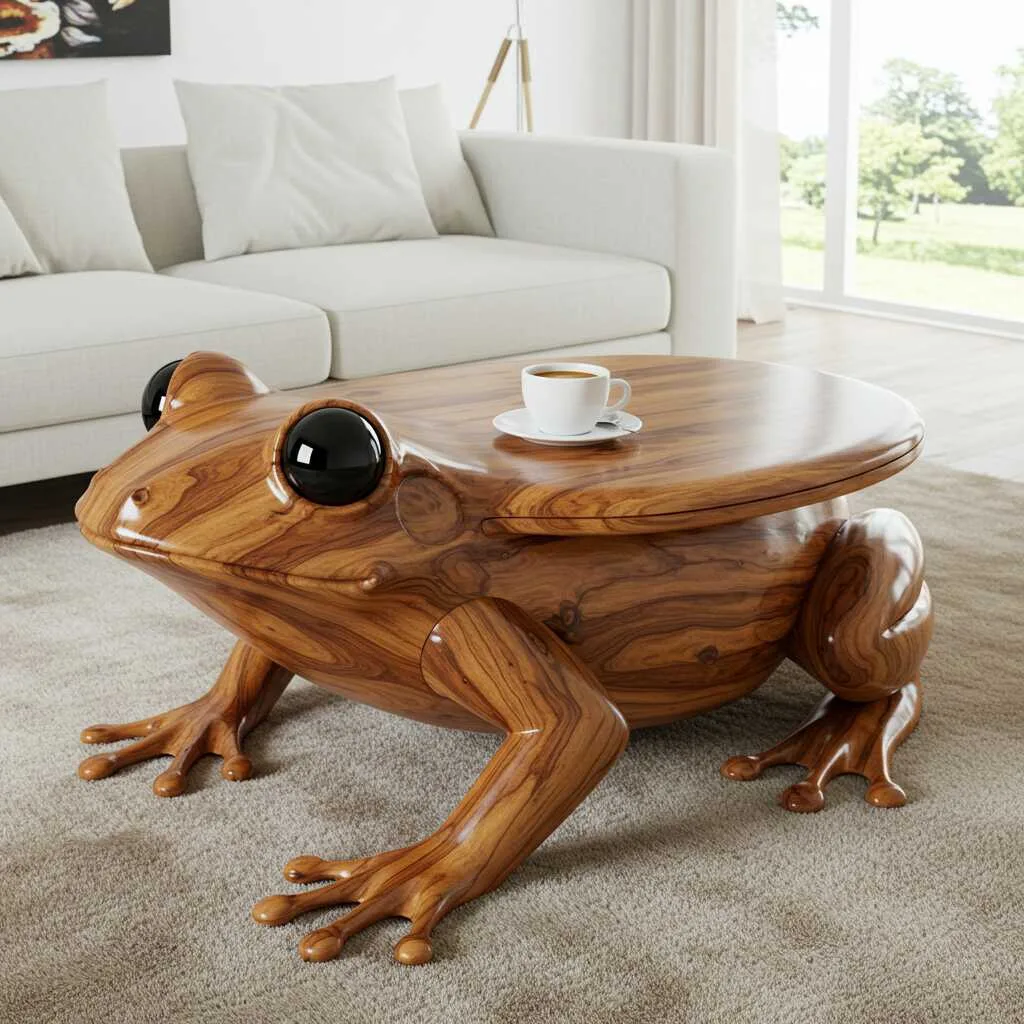 Why Choose a Wooden Frog Coffee Table?