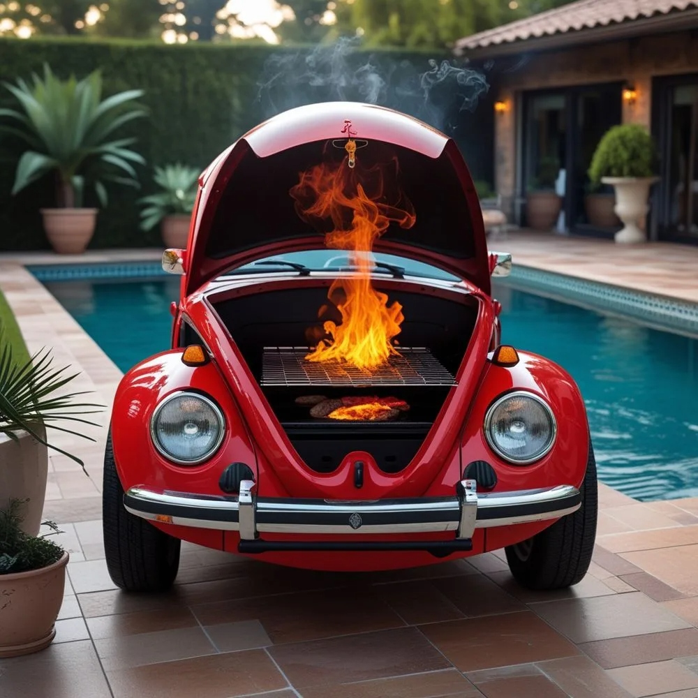 6. Where to Buy a Volkswagen Beetle BBQ Grill