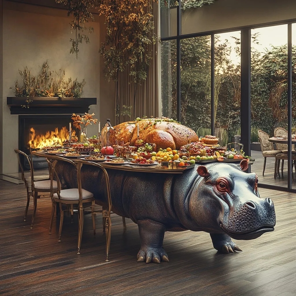 The Creative Hunt: Innovation Behind the Grandeur of Animal Shaped Dining Tables