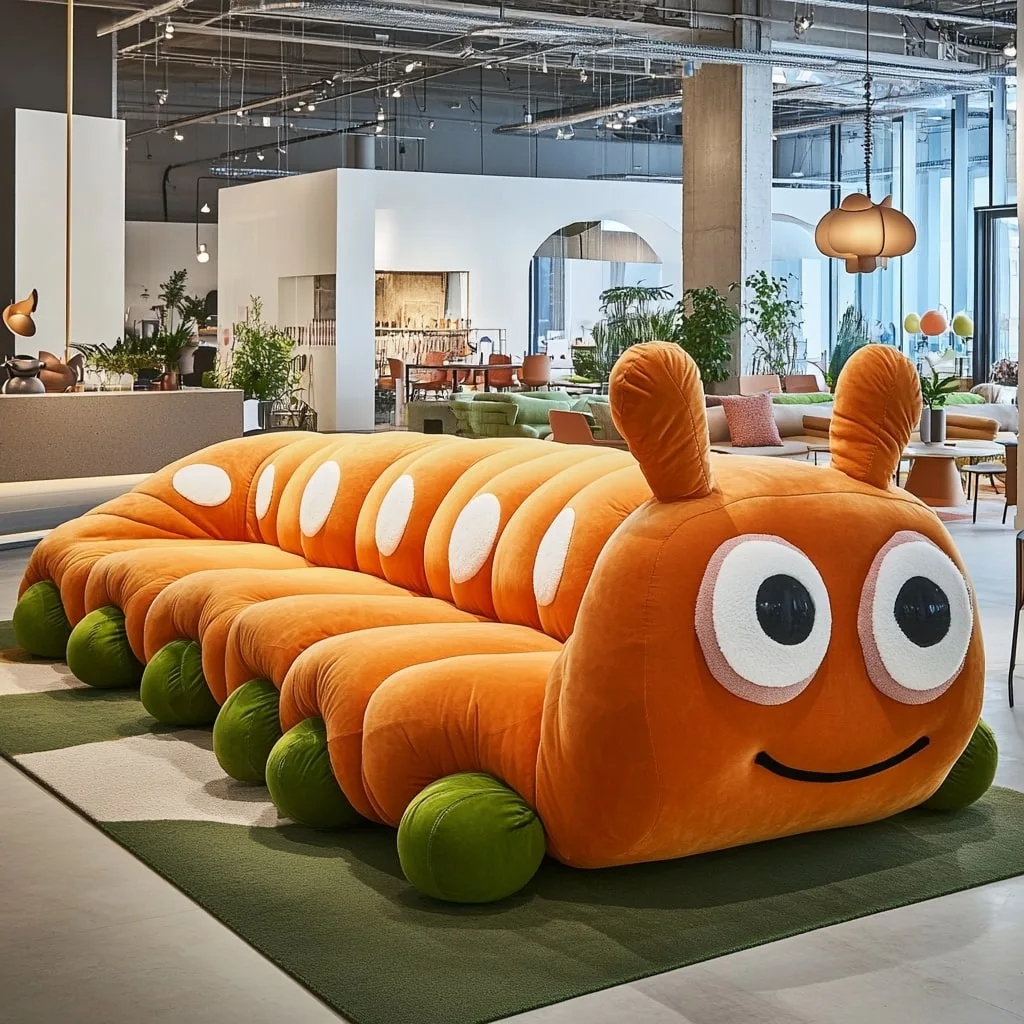 Why the Caterpillar Shaped Sofa Is Crawling into Our Hearts