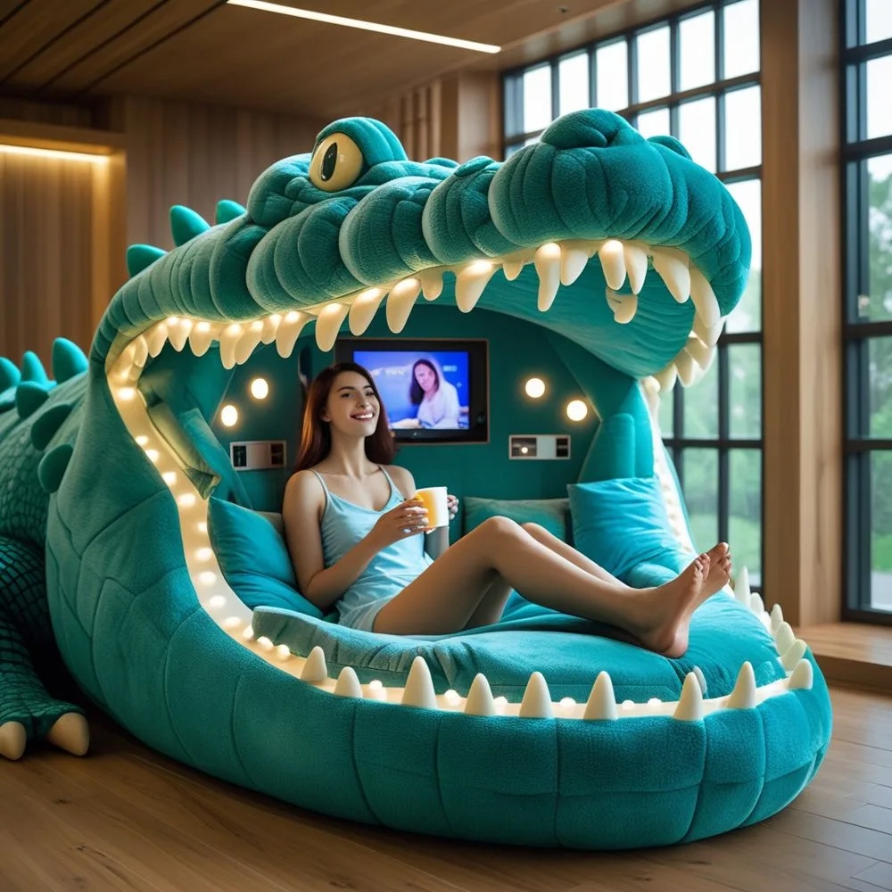 Why Giant Animal Loungers Are Making Such a Splash