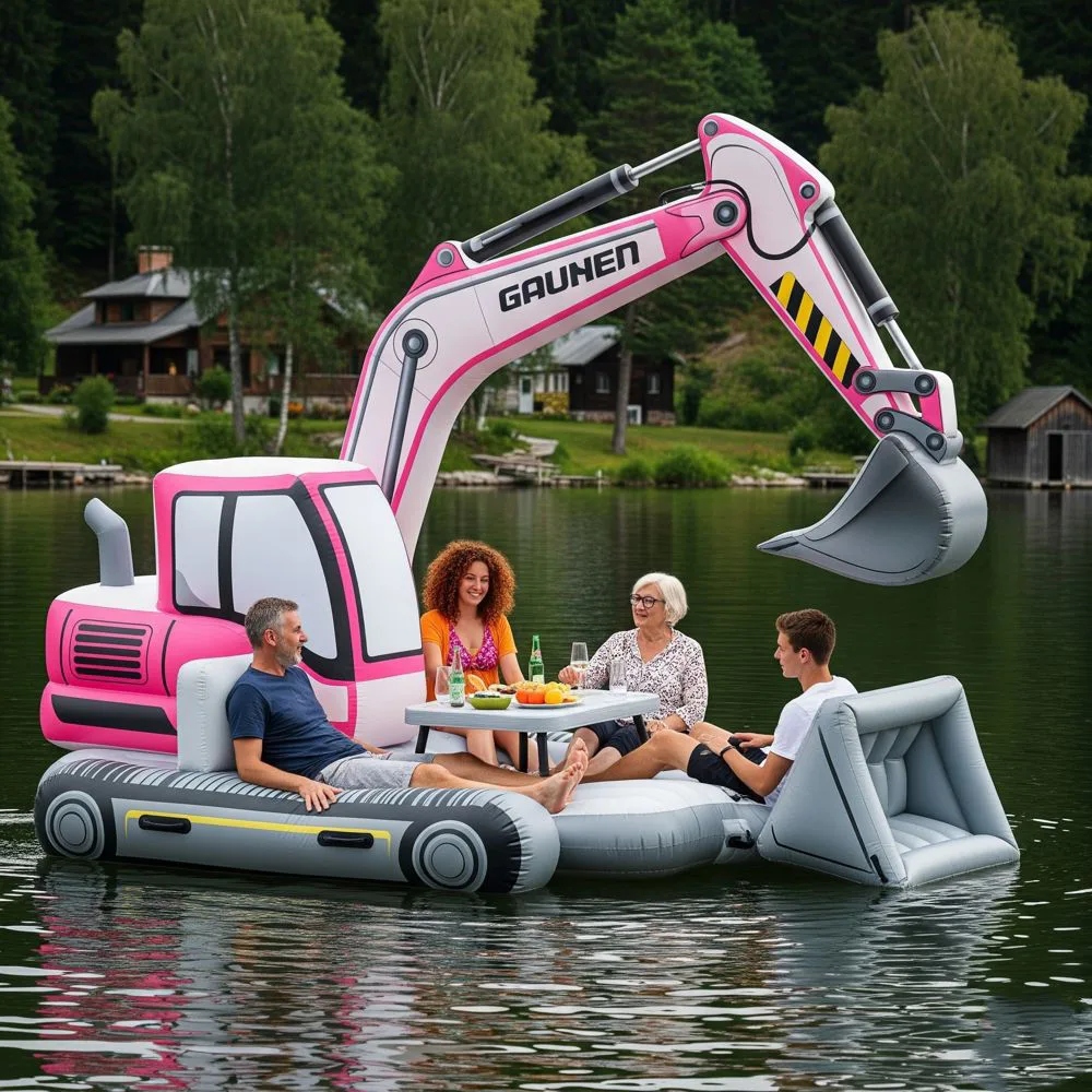 Excavating Excellence: Designing the Dream Inflatable Excavator Lake Float