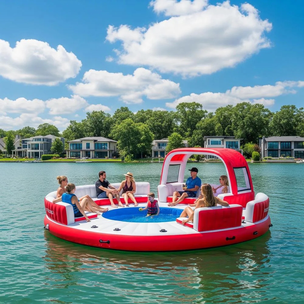 Crafted for Cool: Designing the Dream Lake Party Float With a Pool