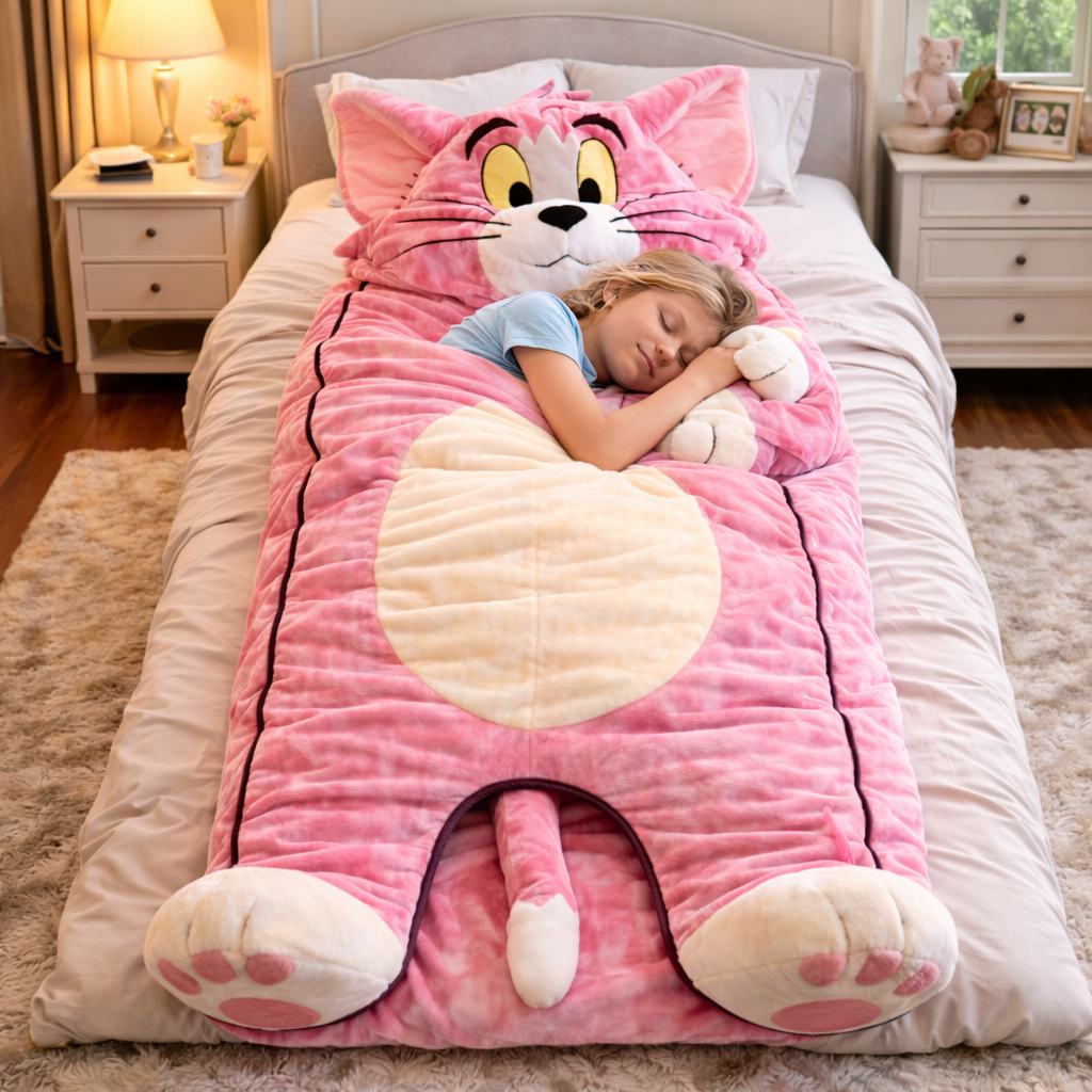 Flattened by Comfort: The Slapstick Joy of Tom & Jerry Sleeping Bags
